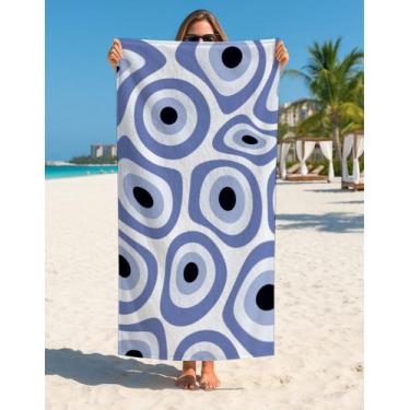 Imagem de Toalha Banho E Praia Amuletos Proteção Olho Gordo Protegido - Use Thuc