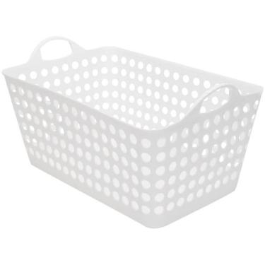 Imagem de Cesto Organizador Retangular Flexível Branco 22Lt Arthi