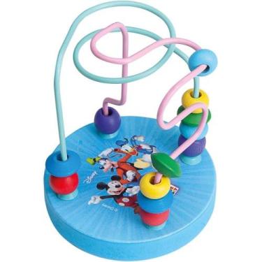 Imagem de Brinquedo Pedagogico Madeira Mickey Aramado Sobe e Desce - Toy MIX