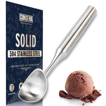 Imagem de Colher para Sorvete CUNSENR em Aço Inoxidável 21 cm Ergonômica