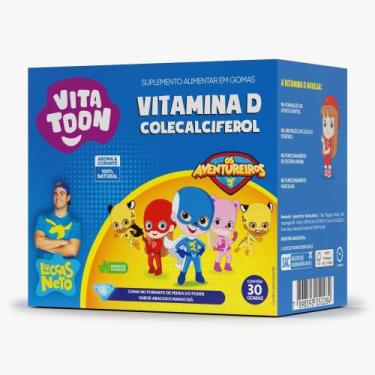 Imagem de Vitatoon vitamina d-30 gomas -maracuja e abacaxi-maxinutri