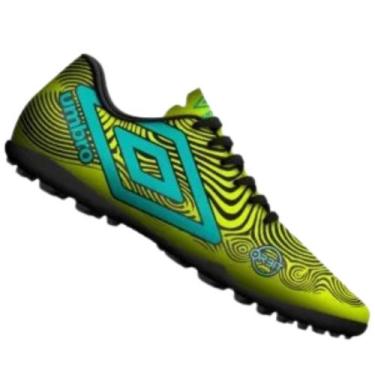 Imagem de Chuteira Society Umbro Orbit Masculino, Amarelo, 38