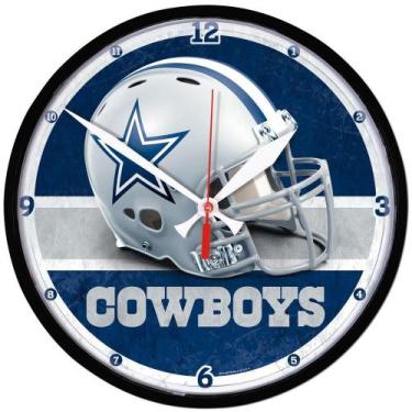 Imagem de Relógio de Parede NFL Dallas Cowboys 32cm - Wincraft