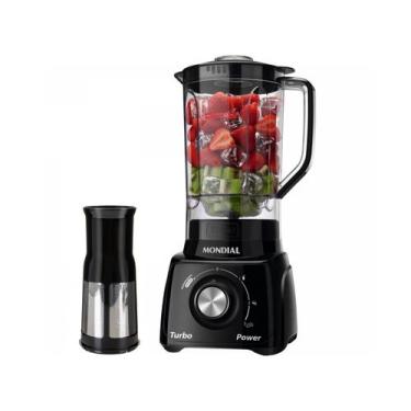 Imagem de Liquidificador portátil Mondial Turbo Power L99 2.2 L preto com jarra 