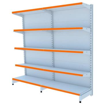 Imagem de Gondola Parede 196 Amapa Flex 60 Kit 2 Metros Branco Fx Lara