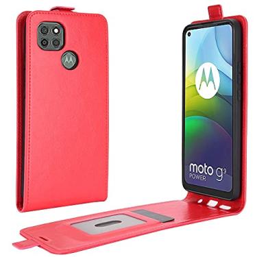 Imagem de HONGYAN Capa de telefone Para Motorola Moto G9 Power R64 Texture Single Vertical Flip Capa protetora de couro com slots para cartões e moldura para fotos Capa protetora