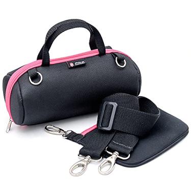 Imagem de Capa Capinha Case Feminina Polo Culture Compatível com Jbl Charge 3 e 4 Ziper Rosa Estilo