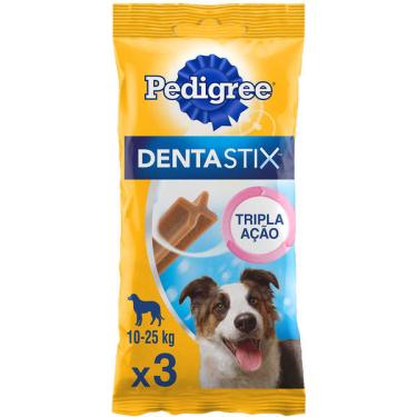Imagem de Petisco Pedigree Dentastix para Cães Adultos Porte Médio Sabor Carne - 3 Unidades