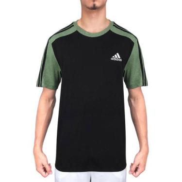 Imagem de Camiseta Adidas Melange Preta E Verde