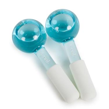 Imagem de Zenai - Ice Globes Massageador Facial Modelador Massagem Drenagem Linfatica Anti Idade Olheira Inchaço Detox Lifting Toque Gelado No Rosto Beleza