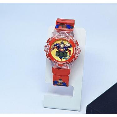 Imagem de Relógio Infantil Digital Pisca Luz Led Silicone para Crianças Menina M