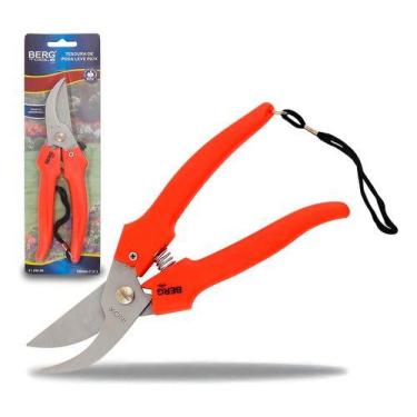 Imagem de Tesoura P/ Podar Árvores Poda Leve 7,5 Berg 2123600 Corneta Cor Vermel