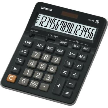 Imagem de Calculadora Casio GX-16B (16 Digitos) - Preto