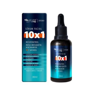 Imagem de Sérum Facial Max Love 10 EM 1 - Colágeno + Rosa Mosqueta + Niacinamida