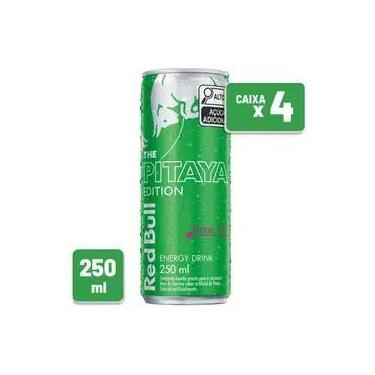 Imagem de Energético Red Bull Pitaya Lata 250ml Caixa c/ 4 un - REDBULL