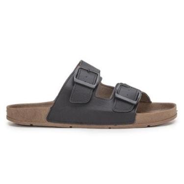 Imagem de Sandália Papete Nathos SLIDE  Masculina - PRETO-Masculino