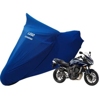 Imagem de Capa Para Moto Yamaha FZ6 S Alta Durabilidade Com Logo - Mz, Azul