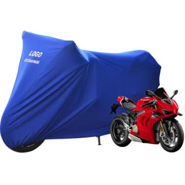 Imagem de Capa Para Proteger Moto Ducati Panigale V4 S - Mz, Azul