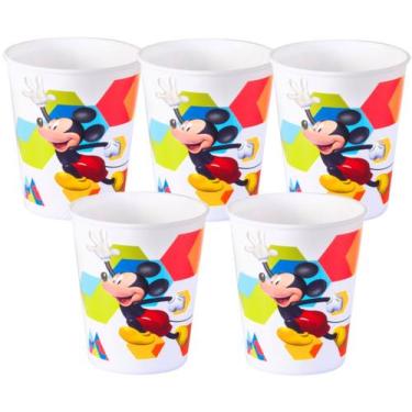 Imagem de Kit 5 Copos Disney P/ Ovo de Pascoa Artesanal Mickey - Plasutil
