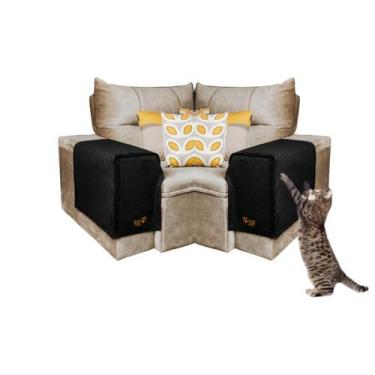 Imagem de Arranhador Para Gatos Protetor Braço Sofa 2 Pecas - Au Au Miau Company
