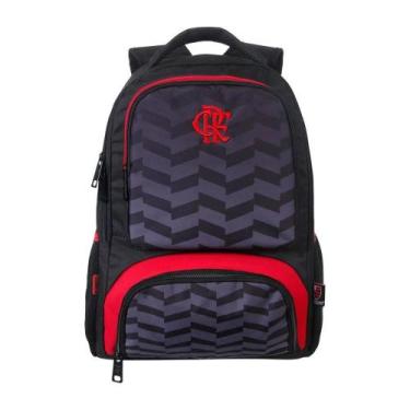 Imagem de Mochila Esportiva Escolar Futebol Flamengo Compartimento - Xeryus