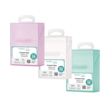 Imagem de Its Academic Caixa de armazenamento de giz de cera. Chega de suprimentos perdidos ou quebrados. Cores sortidas (sem escolha de cor) 2 caixas