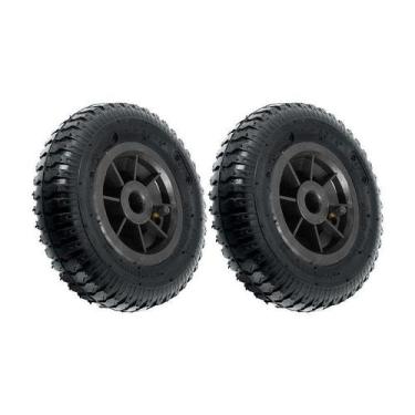 Imagem de Kit 2 un roda pneum ajax 2.50-4 4l plástico furo passan.20mm