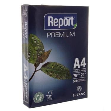 Imagem de Papel A4 75g 500 Folhas - Report Unica Papel A4 75g 500 Folhas - Report