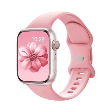 Imagem de Pulseira De Silicone De 45mm 44mm 40mm 41mm 49mm 38mm 42mm Para Apple 