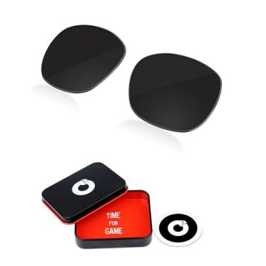 Imagem de OWORK Lentes de reposição de policarbonato de 1,8 mm para óculos de sol Oakley Garage Rock OO9175 - Preto fosco