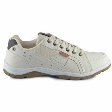 Imagem de Sapatênis Masculino Zapy 7187, 39, Off, White