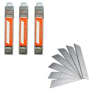 Imagem de Lâmina Para Estilete Reposição 18mm 30 Lâminas - Yara