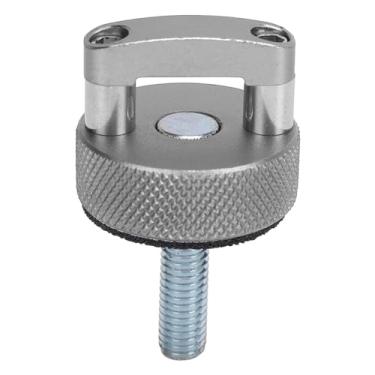 Imagem de Parafuso de Fixador de Remoção Rápida, Parafuso de Aço Alumínio M8 1.25 Thread Integrated D Ring para Bronco 2dr 4dr Com Parafusos de Montagem de Topo Rígido, Substituição (Prata)