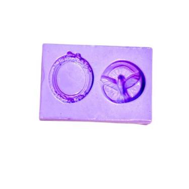 Imagem de F1448 molde de silicone pomba com moldura confeitaria biscuit - confei