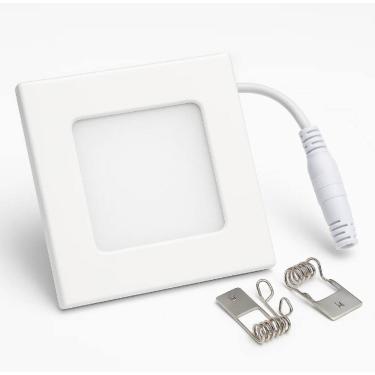 Imagem de Plafon Painel de led quadrado 9cm Bivolt 3W 3000k