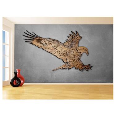Imagem de Papel De Parede 3D Animais Pop Art Águia Voando 3,5M Pxa260