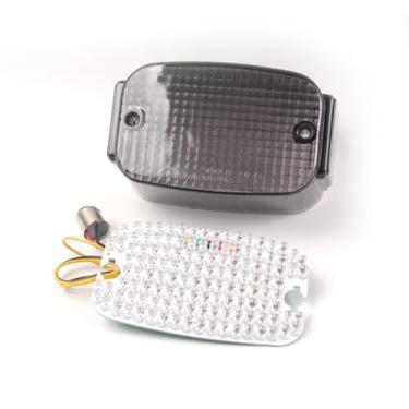 Imagem de Lanterna traseira de LED fumê Arashi para Kawasaki Vulcan 800 Classic Vulcan 1500 Vulcan 1988 Nomad 1999-2006, acessórios de substituição de motocicleta, luz traseira de freio integrada