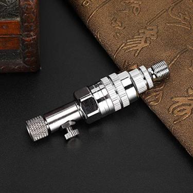 Imagem de YOUTHINK Filtro Eficiente de Acoplador de Aerógrafo Filtro de Spray de Escova de Ar, Mini de Ar de Cobre Cromado Com Controle de Fluxo de Ajustável para Aerógrafo, Pistola de Pulverização e Projetos de Arte