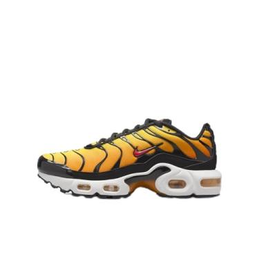 Imagem de Nike Tênis de corrida Air Max Plus GS Cd0609, Preto/Cerâmica brilhante/resina/pimento, 19