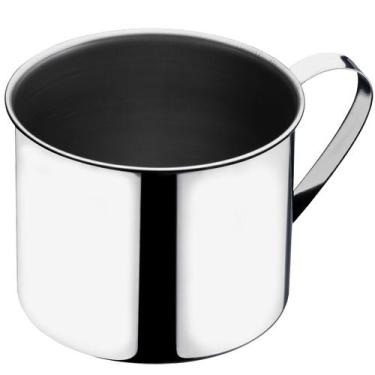 Imagem de Fervedor De Aço Inox Com Alça 2 Litros Caneca Leiteira Grande Zanella 