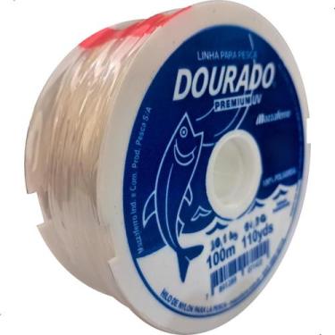 Imagem de Linha Monofilamento Dourado Premium UV Mazzaferro Várias Bitolas e Med