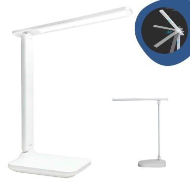 Imagem de Luminária Abajur Articulada Luz Fria Usb Recarregável Estudo