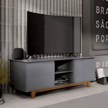 Imagem de Rack Balcão Sala Tokyo Cinza