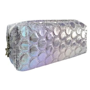 Imagem de Estojo Multiuso Sereia com Zíper - Roxo - Quanhe