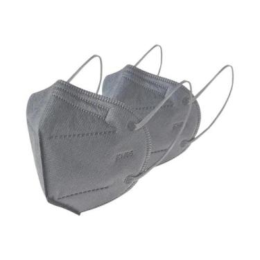 Imagem de Máscara FFP2 Preta 10-200pcs 5 Camadas Kn95 Aprovada Pelo CE Respirado