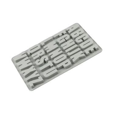 Imagem de Moldes De Silicone Reutilizáveis Para Letras De Chocolate Para Decoraç