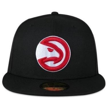 Imagem de BONÉ NEW ERA 5950 ATLANTA HAWKS NBI22BON071 PRETO-Masculino