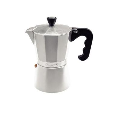 Imagem de Cafeteira Expresso Italiana Tramontina em Alumínio com Cabo em Nylon 3