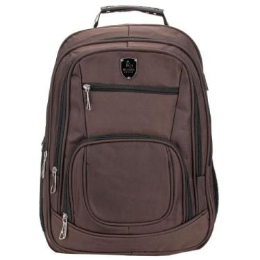 Imagem de Mochila masculina royal style 3506, CAFÉ, U