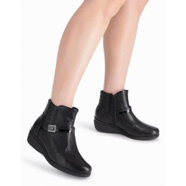 Imagem de Bota Piccadilly Feminina Beth Cano Curto Anabela 117135-Feminino